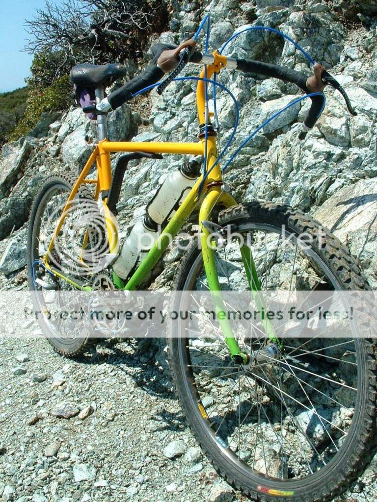 Cable routing. Dirt Drop. Non Aero brake levers. Mountain Bike